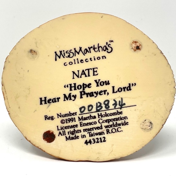 Vintage Miss Martha's Nate "..Hear My Prayer" - Picture 7 of 9